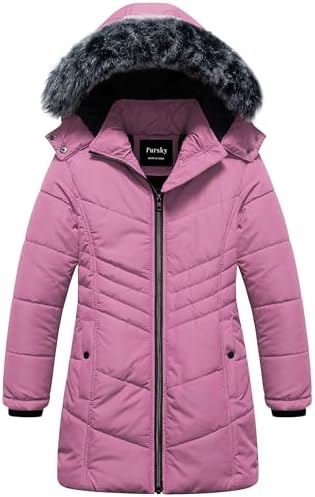 GirlsWinter Parka Cozy Waterproof and Stylish