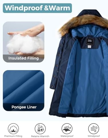 ZSHOW Girls WaterproofWinter Parka