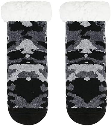 Durio Kids Thick Fuzzy Socks