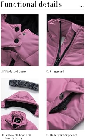 GirlsWinter Parka Cozy Waterproof and Stylish