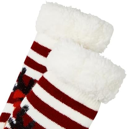Zando Kids Fuzzy Socks with Grips - Cozy Winter Warmers for Toddlers Kids