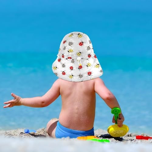 Pigsaly Beetle Ladybug Insects Toddler Sun Hat