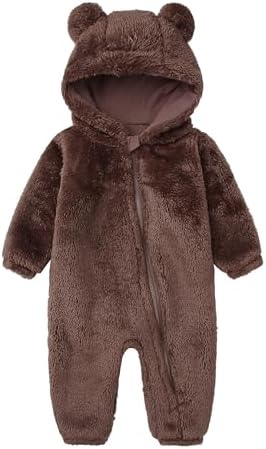 Baby Furry Jumpsuit Soft and Cozy for Little Ones