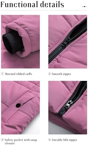GirlsWinter Parka Cozy Waterproof and Stylish