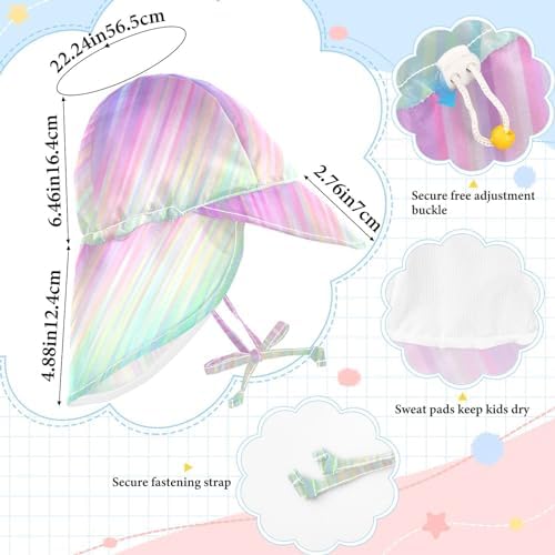 Adorable Pink Baby Sun Hat for Kids - Trekker Design