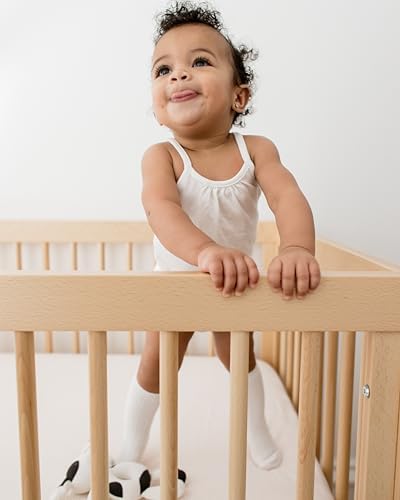 Organic Cotton Knee-High Socks for Baby Girls