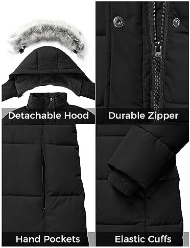 ZSHOW Girls Winter Coat Puffer Jacket