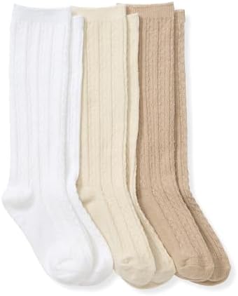 Organic Cotton Knee-High Socks for Baby Girls