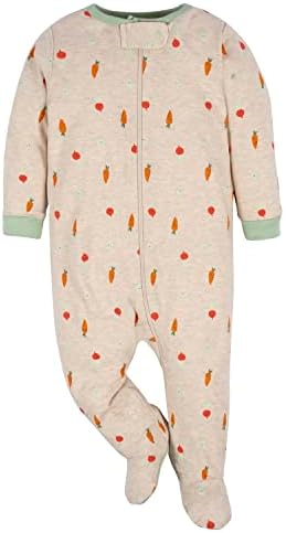 4-Pack Sleep N Play Footies for Newborns Gerber Essential Birthwear