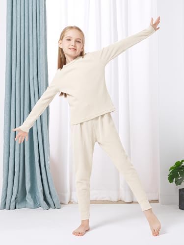 VZV Girls Thermal Set Waffle - Long Johns for Kids