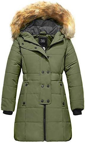 ZSHOW Girls Waterproof Winter Parka