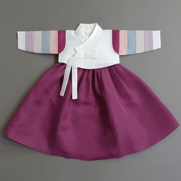 Modern Korean Baby Girl Hanbok Dress 10-15 yrs