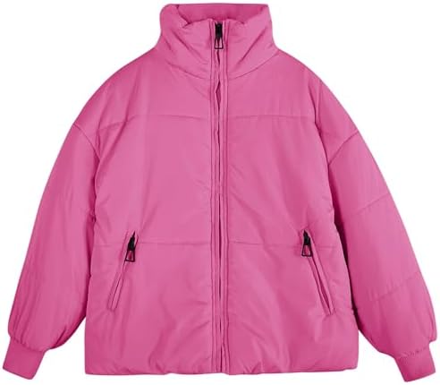 RRHSS Girls Winter Puffer Jacket - Soft Windproof
