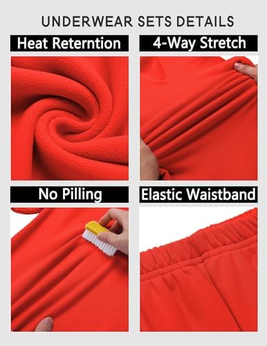 Sleek and Cozy Girls Thermal Underwear Set - Perfect Match for Winter