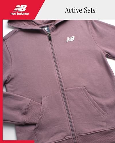 New Balance Girls Performance Fleece Zip-Up Sweatshirt