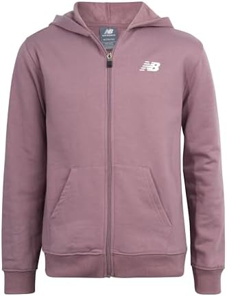 New Balance Girls Performance Fleece Zip-Up Sweatshirt