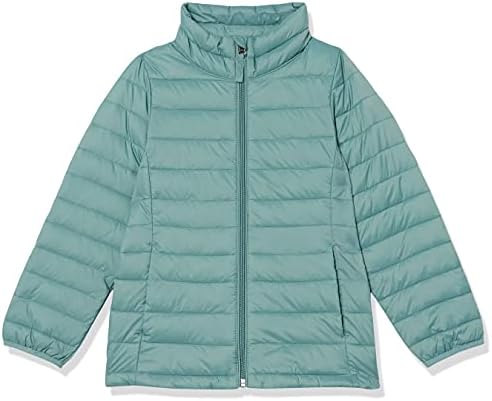 Amazon Essentials Lightweight Water-Resistant Mock Puffer Jacket for Girls and Toddlers