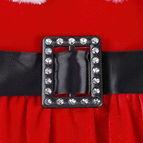 J Christmas Toddler Girls Set Red velvet Fur