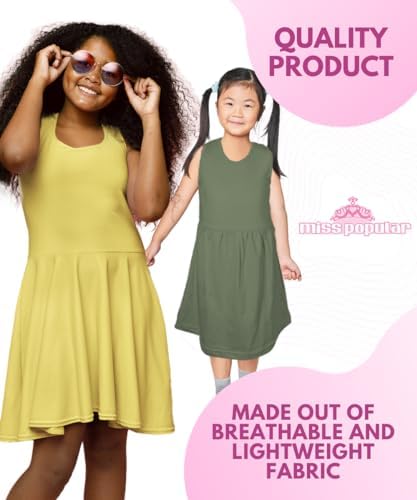 Miss Popular 3-Pack Tank Skater Dress