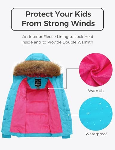 Wantdo Girls Winter Coat - Stay warm and dry all season long