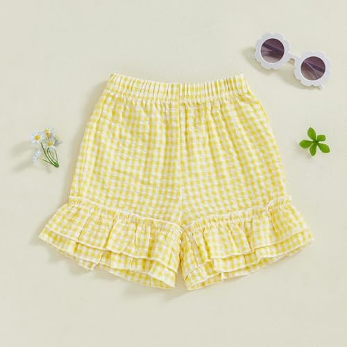 Gingham Shorts for Toddler Boys Girls