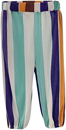 Lykmera Toddler Summer Boys Girls Fashion Striped Prints Pants Trousers for Kids
