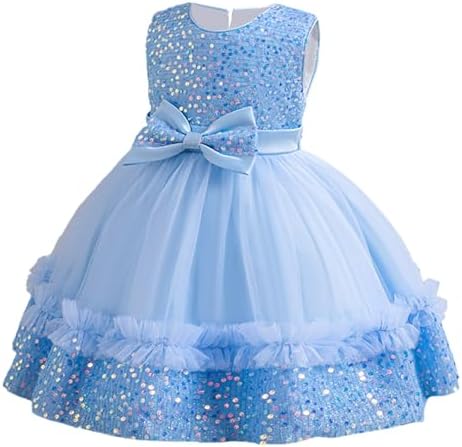 Cute Sequins Tulle Princess Dresses for Girls 6M-5Y