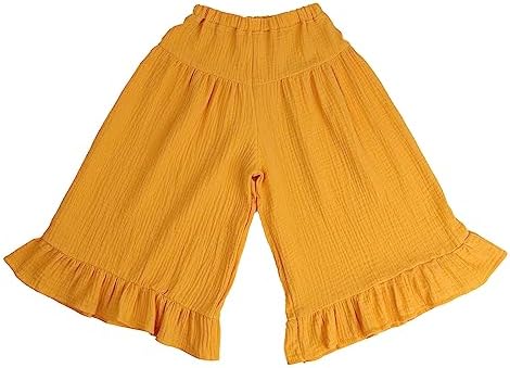 HOOLCHEAN Baby Gauze wide leg pants