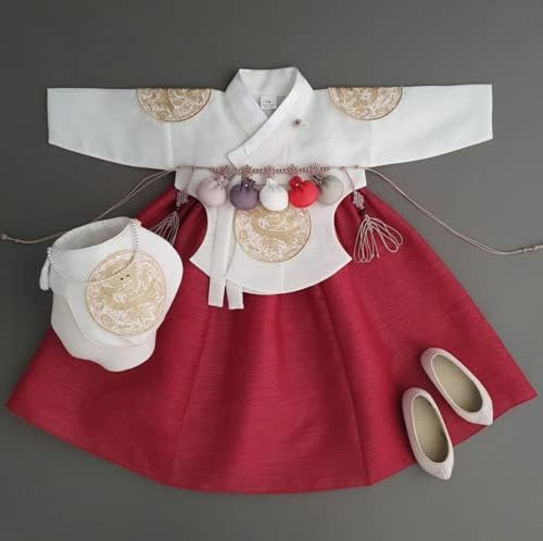 Korean Baby Traditional Dress for 100 Day Celebration