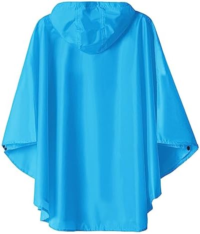 SaphiRose Lightweight rain poncho jacket for kids