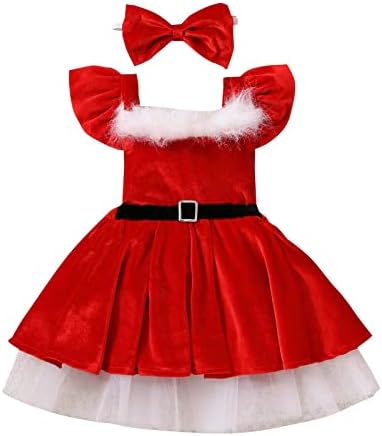 BeQeuewll Toddler Christmas Dress