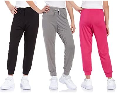 Sweet Hearts Girls Sweatpants 3-Pack Soft Jogger Pants