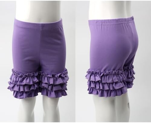 HOOLCHEAN Toddler Little Girls Cotton Icing Ruffles Shorts for Baby