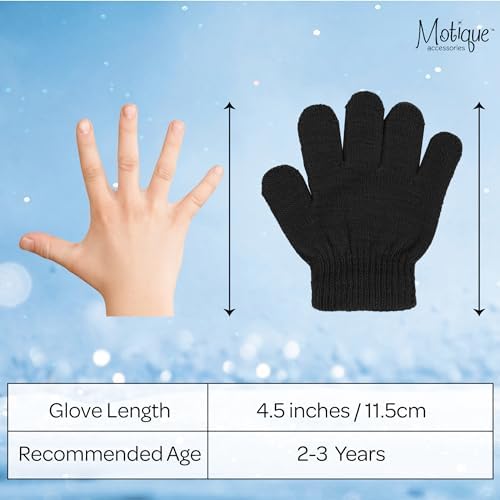 Motique Accessories Magic Knit Fingered Toddler Winter Gloves