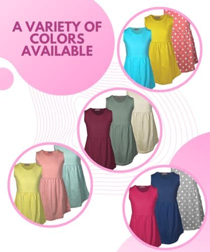 Miss Popular 3-Pack Tank Skater Dress