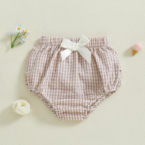 Plaid Gingham Diaper Cover Bloomers for Baby Boy Girl