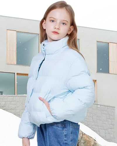 WULFUL Girls Winter Puffer Jacket Lightweight