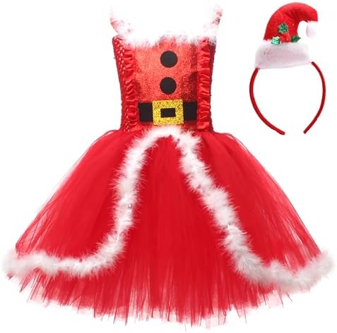 Happy Cherry Christmas Princess Dress for Toddler Girls