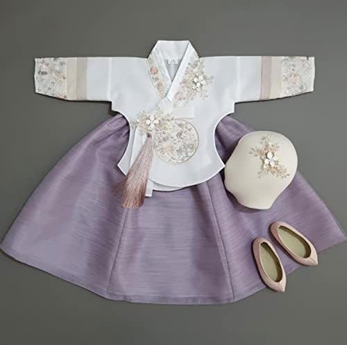 Striped Korean Hanbok for Kids - Modern Traditions