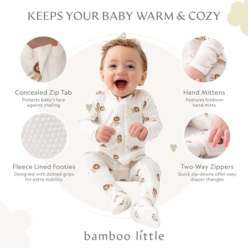 Bamboo Little Soft Baby Pjs Cozy Bamboo Footies for Newborns