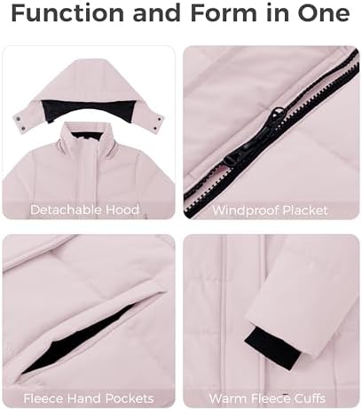 Wantdo Girls Insulated Winter Parka
