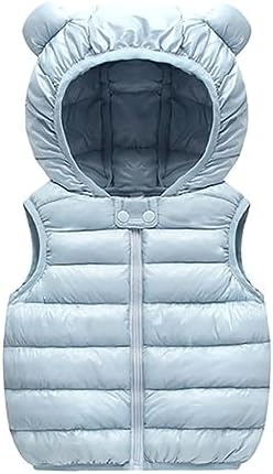 Warm stylish Down Synth Fibre Bear Ears Vest Jacket for Kids