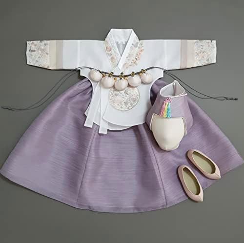 Striped Korean Hanbok for Kids - Modern Traditions