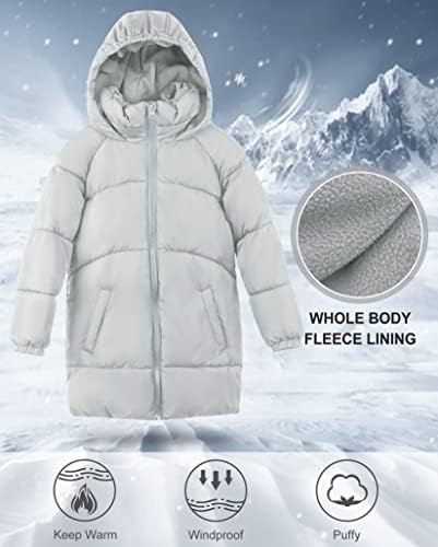 SOLOCOTE Girls Winter Coats Medium