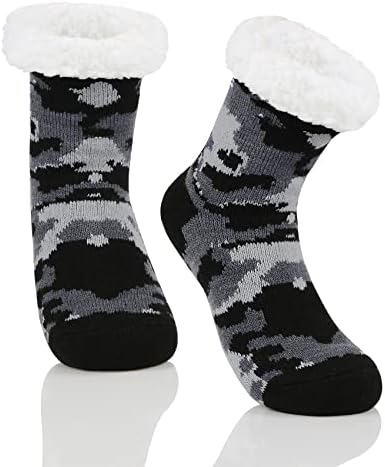 Durio Kids Thick Fuzzy Socks