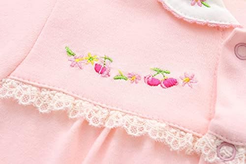 Infant Baby One-Sleeve Romper Set Cotton Newborn Outfit Bodysuit