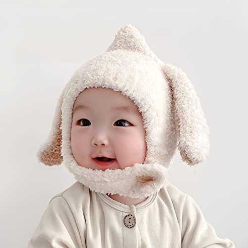 KorhLeoh Toddler Winter Plush Hat with Earflaps