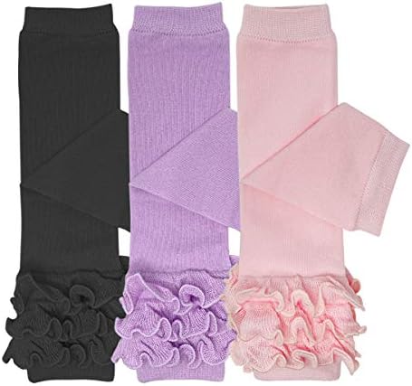 3-Piece Set Adorable Baby LegWarmers for Crawl Protection