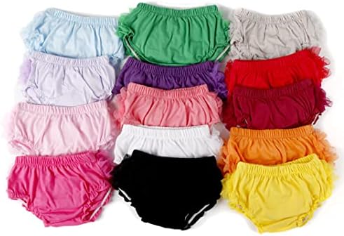 HDLEXD Toddler Lace Ruffle Bloomers Cotton Briefs