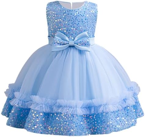Cute Sequins Tulle Princess Dresses for Girls 6M-5Y